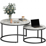 Diivanilauad 78.5x78.5x46.5 cm hall metallraam