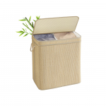 Pesukorv sorteerimiseks 67x44x61 cm Looduslik