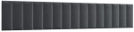 Seinapaneelide komplekt Quadratta 300x60 300x3.5x60 cm Tume Hall