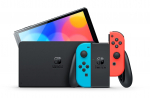 Nintendo Switch (OLED) - Neon Blue/Neon Red [Used]