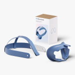 Meta Quest 3 Facial Interface and Head Strap (Elemental Blue)