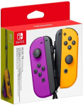 Nintendo Switch Joy-Con Controller Pair Neon Purple, Neon Orange