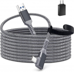 Kaabel arvutiga &uuml;hendamiseks USB 3.2 A &ndash; C-t&uuml;&uuml;p, 5 m Meta Quest / Pico 4