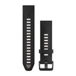 Garmin QuickFit 20 kellarihm, must / Pebble Gray Silicone