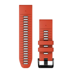 Garmin QuickFit 26 Watch Band Flame Red Graphite 010-13281-04