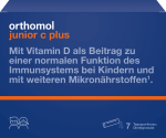 Orthomol Junior C Plus, vaarika-laimi, 7 p&auml;evaannust