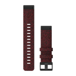 Garmin QuickFit 22 Watch Band Heathered Red Nylon 010-12863-06