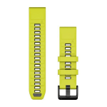 Garmin QuickFit 22 kellarihm, Amp Yellow / grafiit Silicone