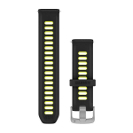 Garmin Quick Release Bands 20 mm Black / Amp Yellow silicone 010-11251-B6