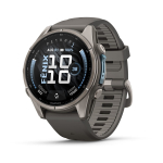 Garmin fēnix 9 43 mm Titanium / Pebble Grey Silicone 010-04761-11