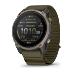 Garmin Enduro 4 Titanium / Dark Olive ComfortFit Fabric Band 010-04799-01