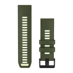 Garmin QuickFit 26 Watch Band Olive Drab / Citron Silicone 010-14508-01