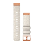 Garmin QuickFit 20 Watch Band Cream Nylon Rose 010-13102-09