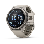 Garmin fēnix 9 Pro inReach 43 mm Titanium / Fog Grey / Dark Sandstone Silicone 010-04335-81