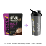 Isostar Recovery komplekt (Reload 450g + Elite shaker 700ml)