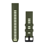 Garmin QuickFit 22 Watch Band Olive Drab / Citron Silicone 010-14507-01