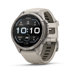 Garmin fēnix 9 Pro 43 mm Titanium / Fog Grey / Dark Sandstone Silicone 010-04335-86