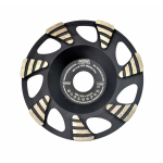 TURBO DIAMANTA GRIEŽAMĀ DISKA KUPOLIS 125mm, augstas kvalitātes oglekļa tērauds, optimāla dzesē&scaron;ana, 12000 apgr./min, AW47451BL, AWTOOLS