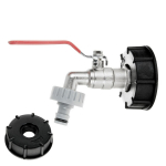 IBC set - S60x6 adaptor + 3/4" tap with 1" external thread + hose coupling G70184 GEKO