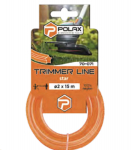 Trimmera aukla, neilona 2,7mm x 15m, zvaigznīte, Polax