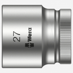27 mm 1/2" Zyklop muciņa, WERA, 05003615001, HMC, hromēta apdare, precīza roktura kontrole