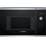 Integreeritav mikrolaineahi 20 L mahutavuse ja 800 W v&otilde;imsusega BFL523MS0 Roostevaba teras/Must Bosch