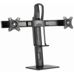 Gembird LCD monitori reguleeritav alus MS-D2-01 k&otilde;rguse reguleerimine 245-400 mm, VESA 100 x 100/75 x 75, must
