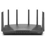 Synology ruuter RT6600AX 4800 Mbit/s, 1xWAN, 3xGbE, 1x2.5Gb, Tri-band, 4 tuuma protsessor, USB pordid, WPS, DMZ, QoS