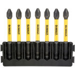 Dewalt L&ouml;&ouml;ktrell DT70817-QZ 57mm PH2, 7 tk, K&otilde;va korpus, Plastik, Tsink, 0.085 Kg