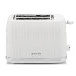Gorenje T850DPW r&ouml;ster leiva r&ouml;stimiseks 850W 2 pesa sulatus soojendus 7 taset Valge