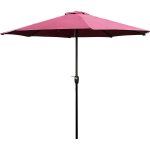 Besk P&auml;ikesevari 9105917, 270 cm, punane v&auml;rv, metallraam, pol&uuml;ester, reguleeritav asend