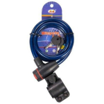 Besk Jalgratta lukku 9066973, 120cm, 1,1cm, kaablilukk v&otilde;tmega, erinevad v&auml;rvid