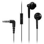 Panasonic Juhtmega k&otilde;rvaklapid RP-TCM55E-K, 1.2m, 3.5mm, 109dB, 26&Omega;, 10-24000Hz, passiivne m&uuml;rasummutamine, sisseehitatud mikrofon