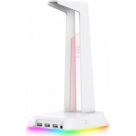 Onikuma ST-2 m&auml;ngustend, ST-2 White, 3x USB2.0, 1x 3.5mm audio v&auml;ljund, RGB valgustus, 384g, 125.6x146.4x277.8mm