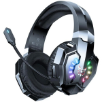 Onikuma m&auml;ngurikuulajad B15 Black, 50mm, RGB, juhtmevabad, 20h, 15m, eemaldatav mikrofon, 360&deg; reguleeritav