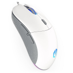 Endorfy GEM Plus Onyx White hiir, EY6A011, 19000 DPI, 6 nuppu, USB Type-C, Kailh GM 8.0, RGB valgustus