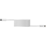 Tracer USB kaabel, TRAKBK47169, 1m, M/M, Type-C - Lightning, alumiiniumfoolium, 5 juhtmestikku