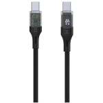 Fixed USB-C kaabel, FIXDD-CC2-BK, 2m, 100W, USB Power Delivery, punutud, LED toiteekraan