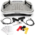Bodi-Tek Vibratsiooniplaat BT-VIBE-EU, Hall, 10 massaažirežiimi, toiteallikas, vibratsioonimassaaž