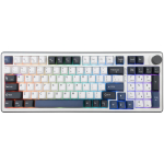 White Shark EXCALIBUR-W GK-007251 US, 97 nuppu, KTT Hot-Swap veinpunased l&uuml;litid, 1.063kg, RGB valgustus, traadita &uuml;hendus