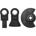 Bosch 2608669332 Starlock 3-osaline l&otilde;iketerade komplekt plaatidele, erinev l&otilde;ikelaius, &uuml;hilduv Starlockiga