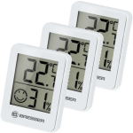 BRESSER Temeo Termo-h&uuml;gromeeter L7000010GYE000, 3 tk, 0-50&deg;C, 20-90%, digitaalne, alus/seinale kinnitus