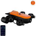 Geneinno T1-200M veealune droon, 200m, 4K UHD, 160&deg;, 6 mootorit, 4h, 97.2Wh, 32GB