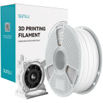 Sunlu PC-ABS W, 1,75mm, 375m, 1kg, 260&ndash;280&deg;C, 230mm/s, 102&deg;C, 40MPa, 70MPa, 70kJ/m&sup2;, 8%, 1,081g/cm&sup3;, valge