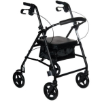 RF-610 Four-Wheel Rehabilitation Walker &ndash; Black