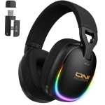 ONIKUMA GT805 juhtmevabad m&auml;nguk&otilde;rvaklapid, 2.4GHz/Type-C/Bluetooth/juhtmega, 60h, RGB, 1000mAh, 32&Omega;, 115dB, 20Hz-20kHz, 15m