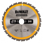 Saeketas Construction  216x30mmx24z DT1952-QZ DEWALT