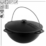 Katel, malm, kaas/pann, 10L, ТМ, 360mm; BC-KA10-1 BRIZOLL