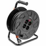 Pikendusjuhe poolil  3x1,5mm2, 50m, 4 x schuko; AE-SBEBEN-50 GTV