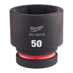 SHOCKWAVE&trade; IMPACT DUTY TRIECIENIZTURĪGAS UZGRIEŽŅU MUCIŅAS, 50 MM 1" IMPACT SOCKET STD - 1PC, 4932480419 MILWAUKEE